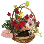 Basket Arrangement 'Passion'