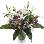 Big Lilies and Roses Bouquet