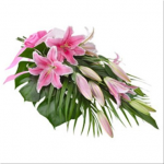 Elegant Sheaf of Oriental Lilies