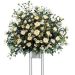 Funeral Standing Arrangement (white)