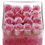 Pink roses arrangement